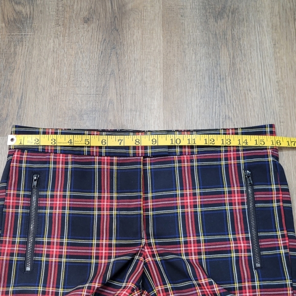 Joe Fresh Dress Pant, Plaid Tartan, Zipper pockets, size 2 - Picture 6 of 11